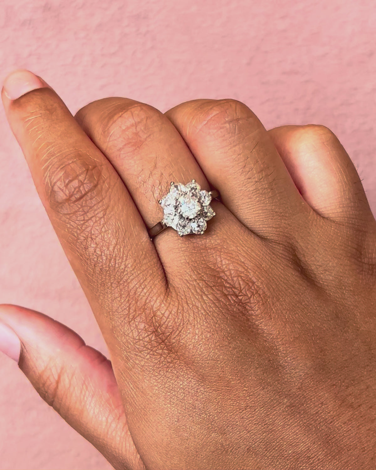 Bague Marguerite Diamants 2.70 carats 5.38g "Minerva"