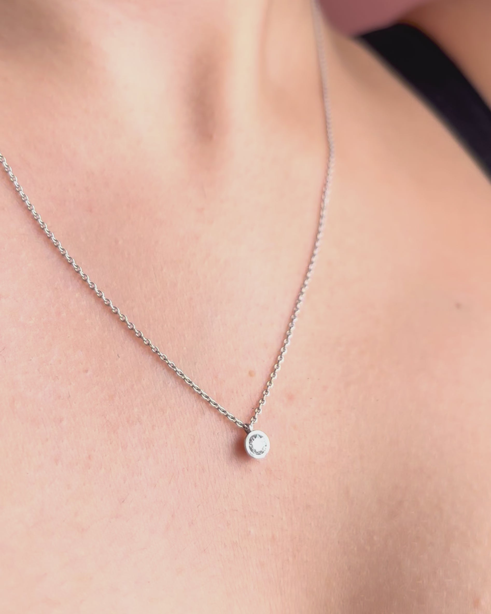 Collier Diamant 0.20 carat "Tina"