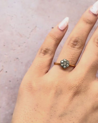 Bague Marguerite Diamants 0.23 carat "Anaelle"