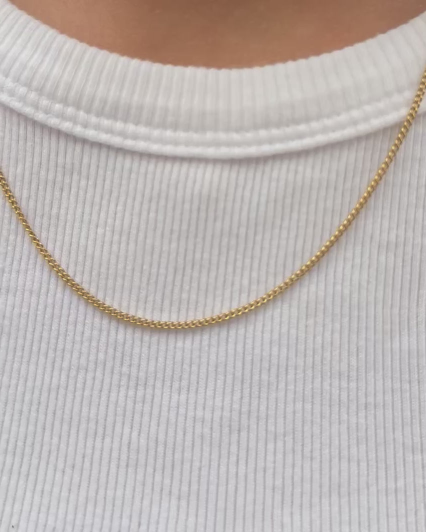 Cadena de oro amarillo de 18 quilates, 5 g, «Lina»