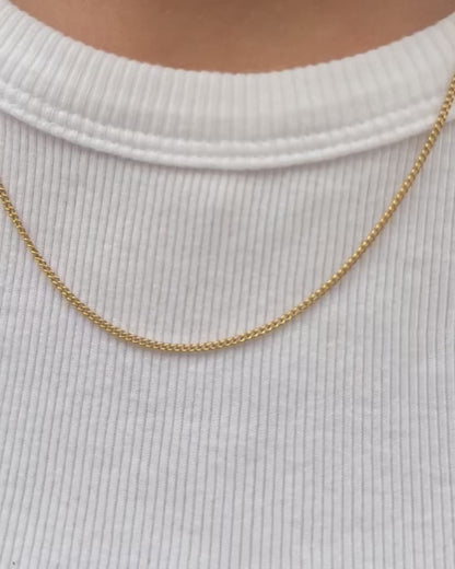 Cadena de oro amarillo de 18 quilates, 5 g, «Lina»