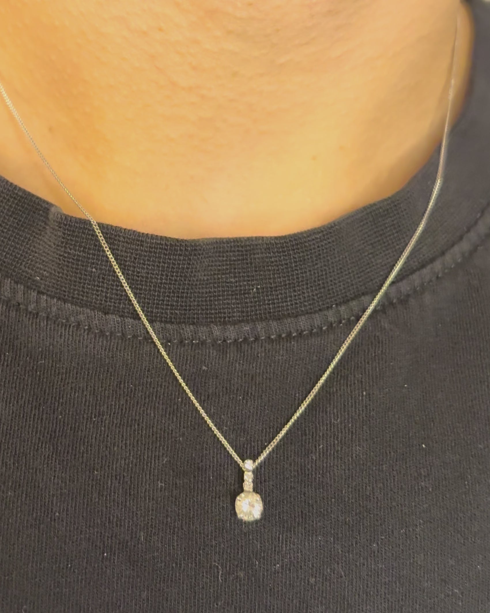 Pendentif Diamants 0.51 carat "Victoire"