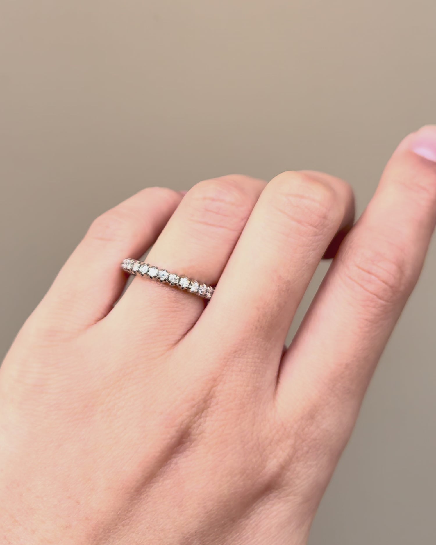 Bague Alliance Américaine Diamants 0.30 carat "Pia"