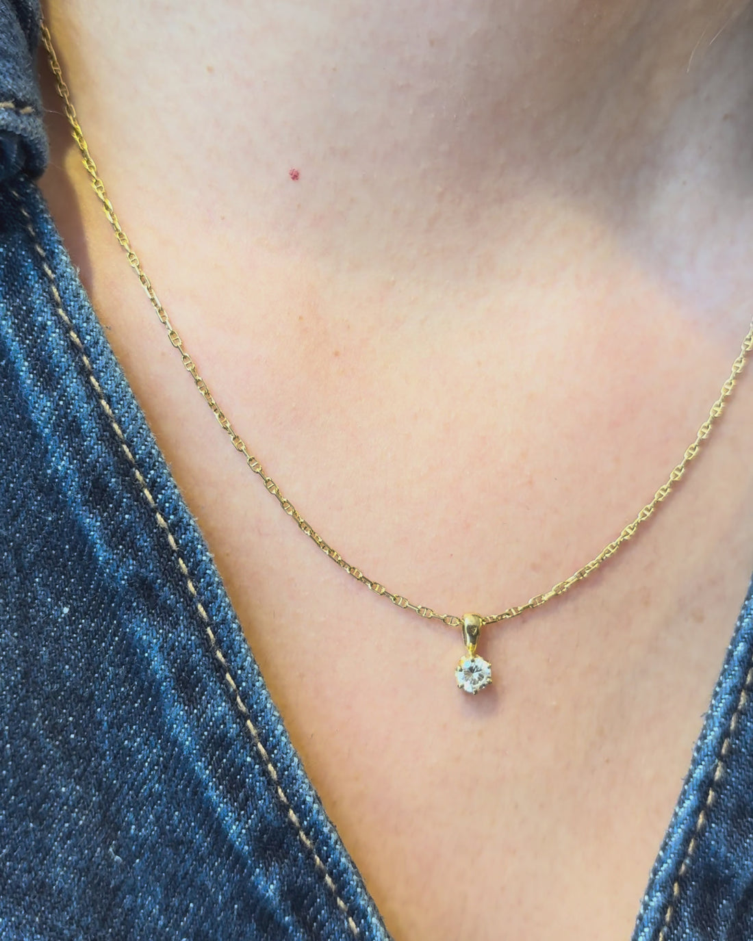 Pendentif Diamant 0.30 ct &quot;Agatha&quot;