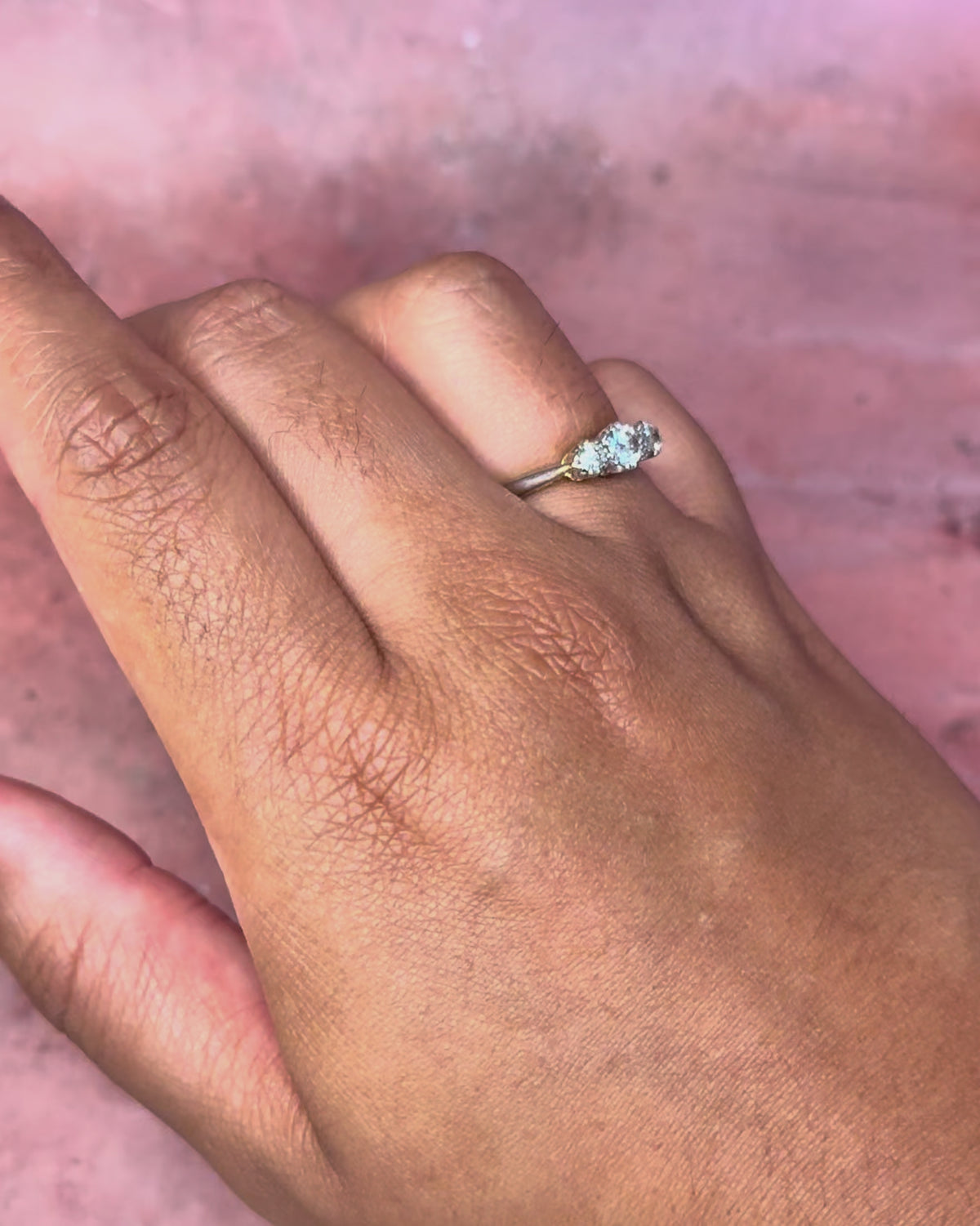 Bague Trilogie Diamants 0.47 carat "Casciopée"