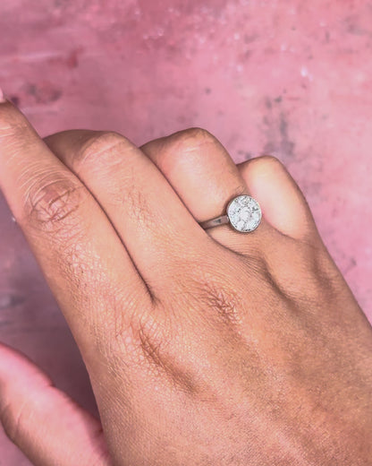 Bague Art-déco Diamants 0.46 carat "Farah"