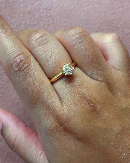 Bague Solitaire Diamants "Erine"