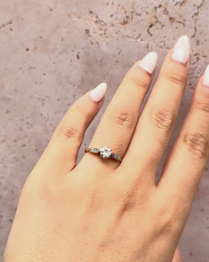 Solitaire Diamond Ring 0.56 Carat "Anna"