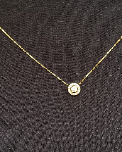 0.34 Carat Diamond Necklace "Océane"