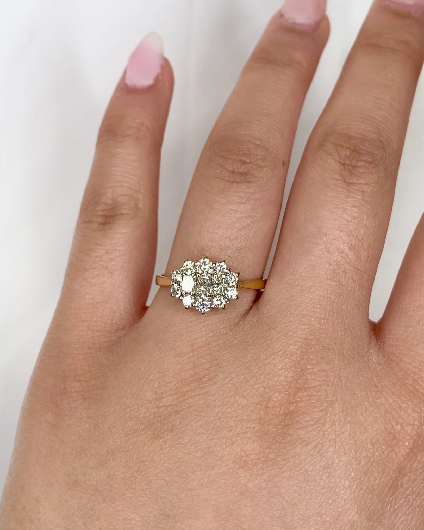 Bague Rivière Diamants 0.74 carat "Albane"