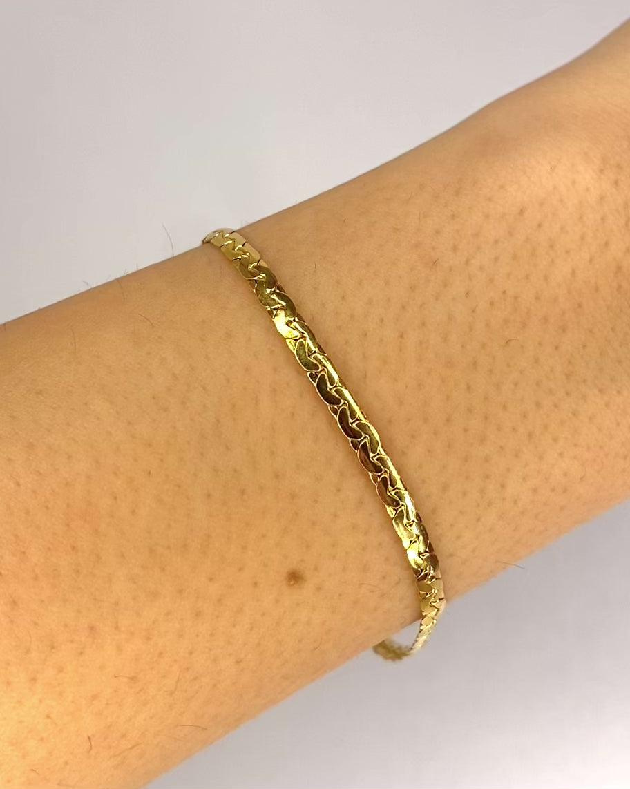 Bracelet Or Jaune "Léonie"