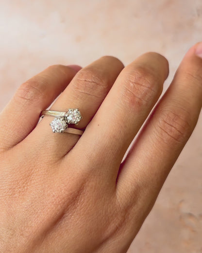 Bague Toi &amp; Moi Diamants 1.16 carat "Livia"