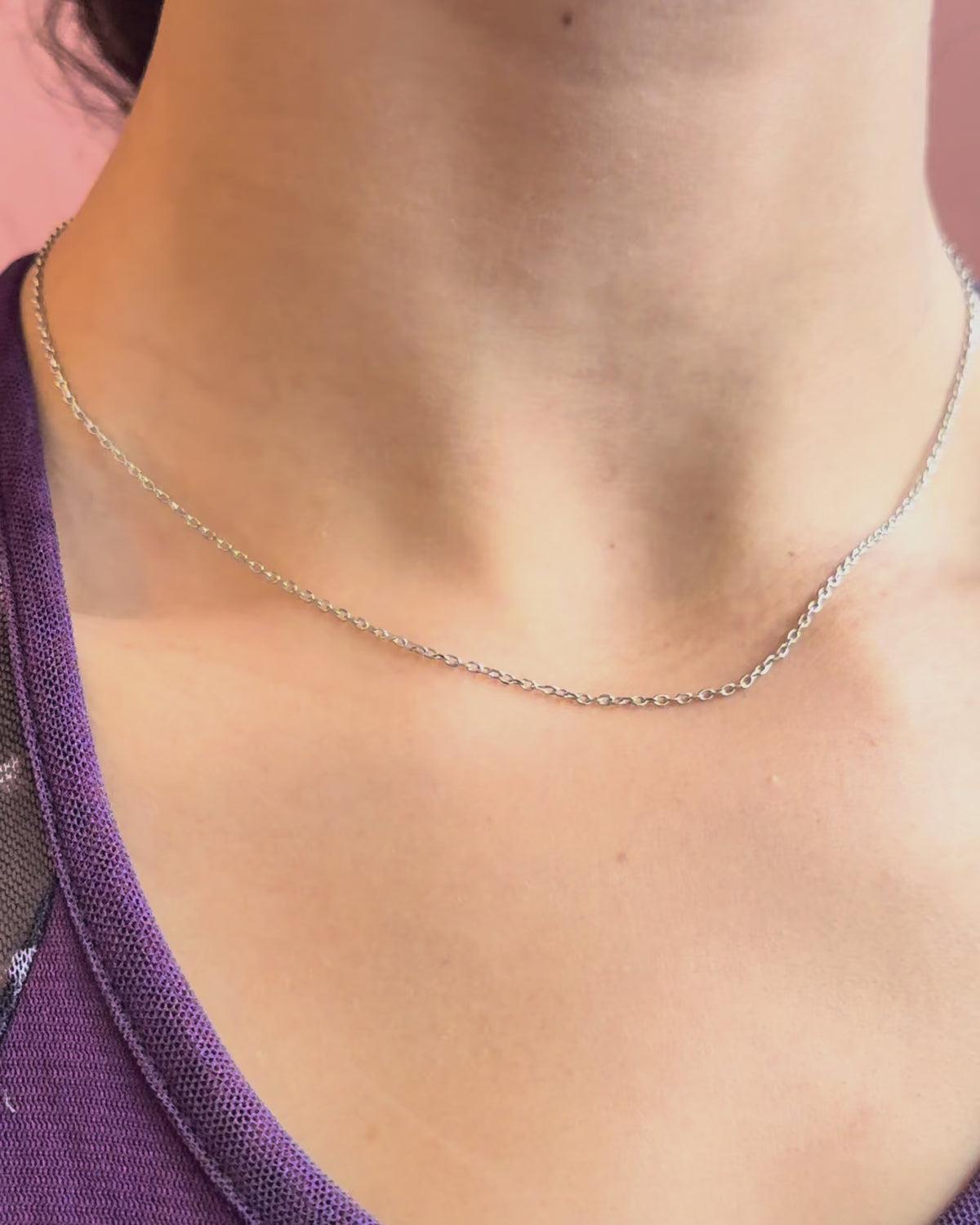 Chaîne Or Gris 18 carats "Rania"
