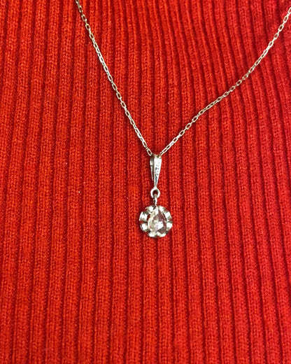 Art Deco Diamond Pendant 0.25 Carat "Maya"