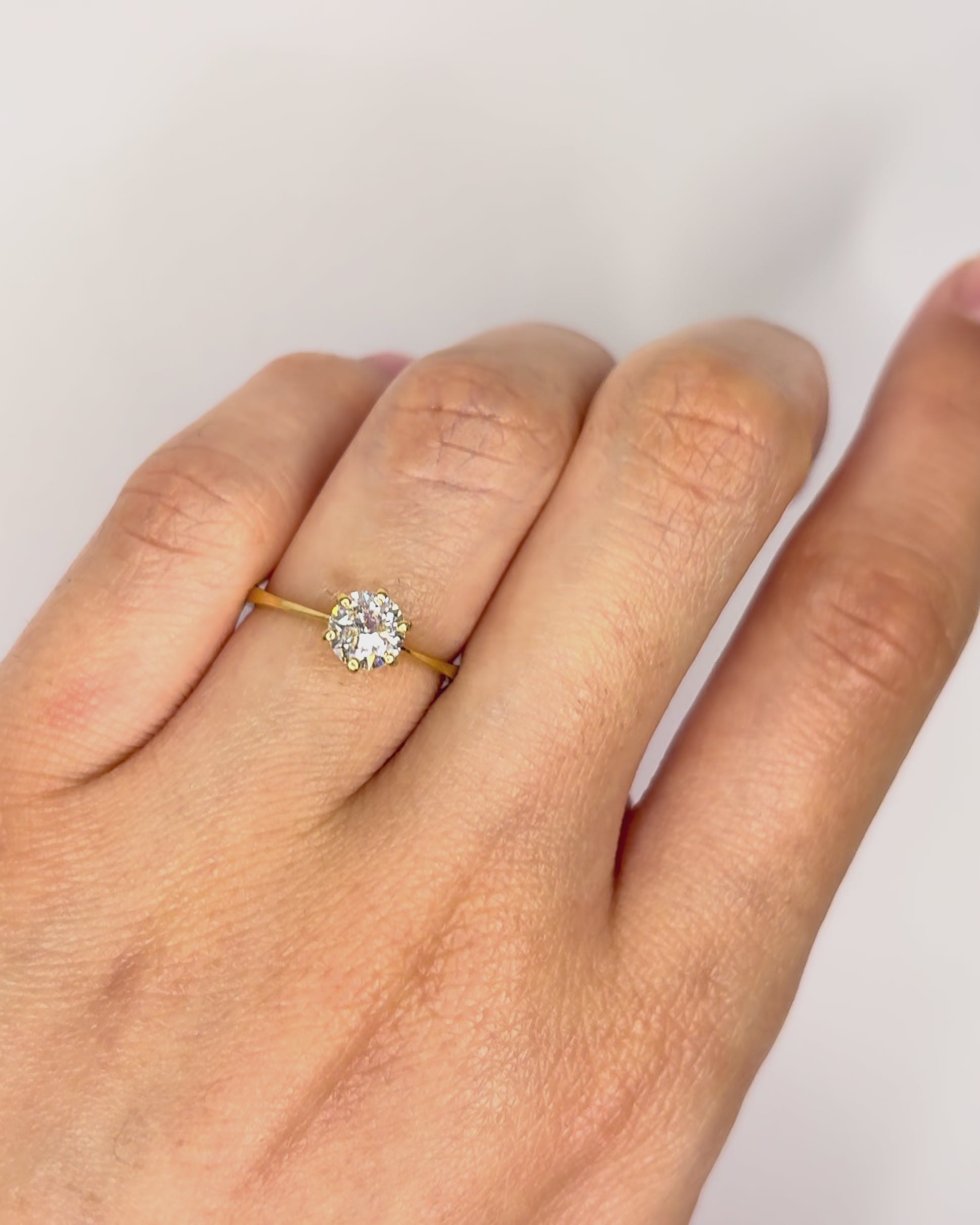 Anillo Solitario Diamante 0,50 quilates "Shanna"