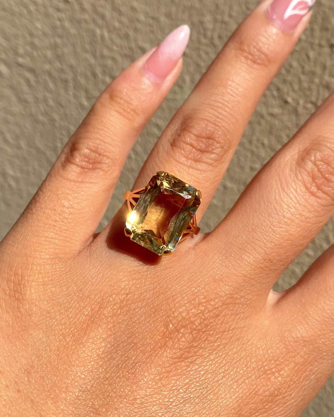 Bague Cocktail Citrine 9.94 carats &quot;Solévia&quot;