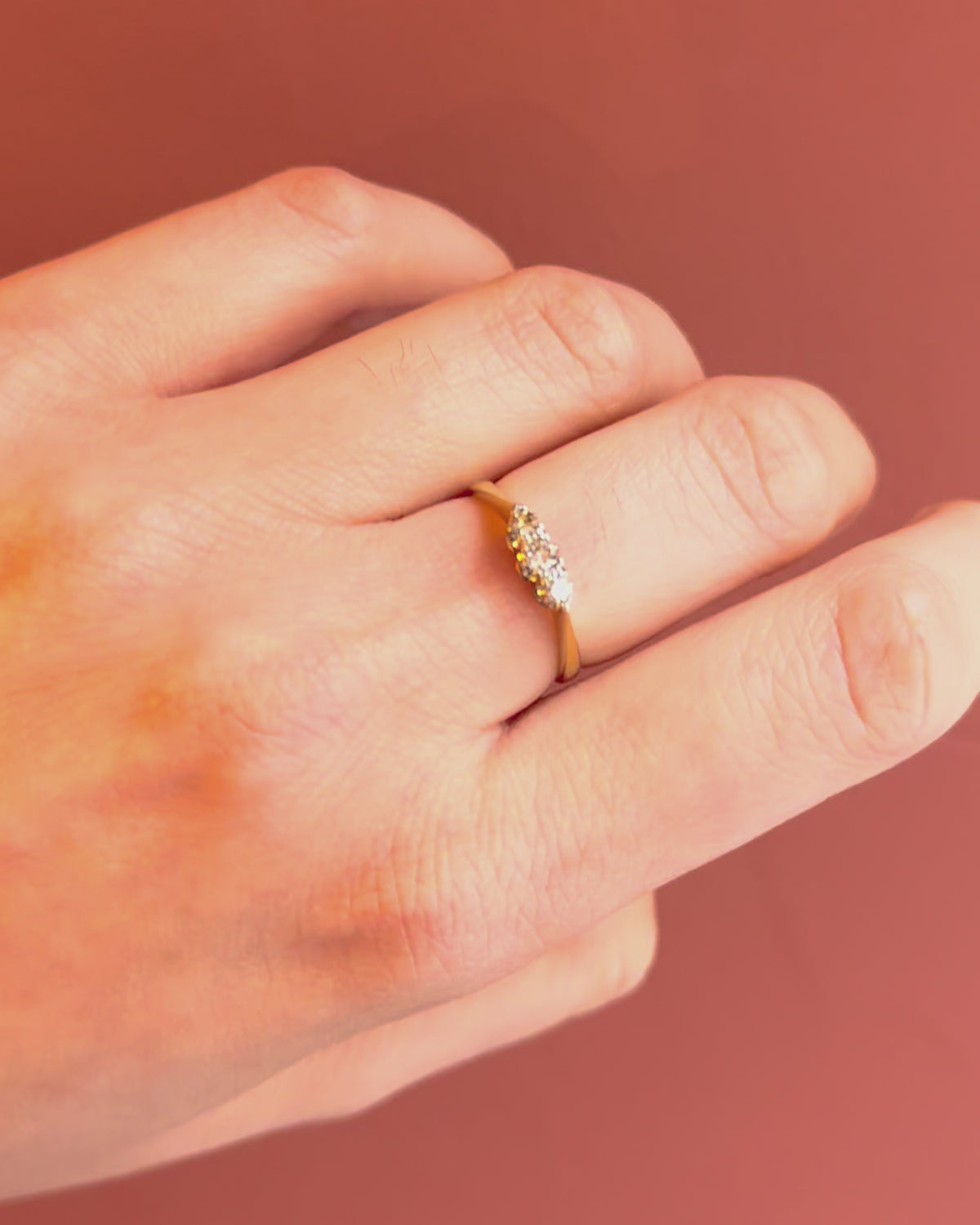 “Lola” Trilogy Diamond Ring