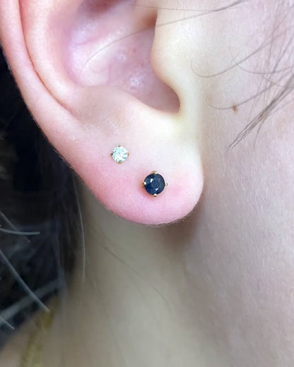 Púas Zafiros 0.40 quilates "Amalia"