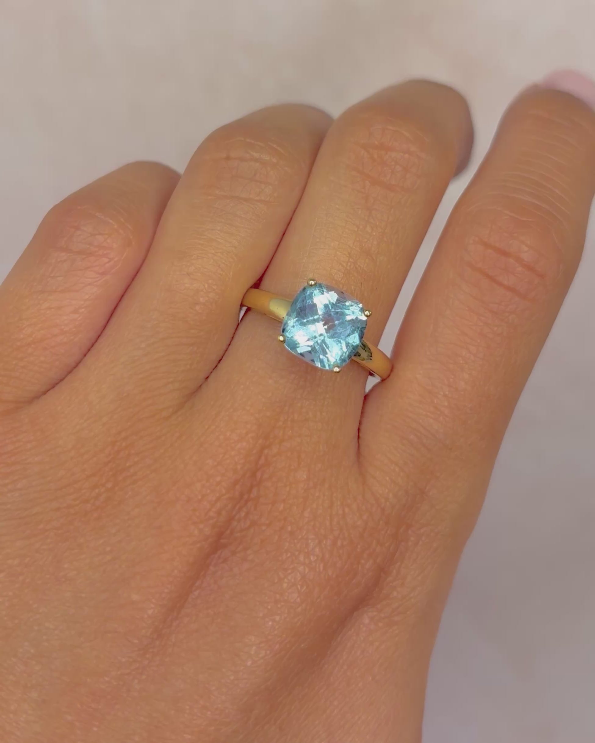 Anillo Cóctel Topacio 4.65 quilates "Gabriella"