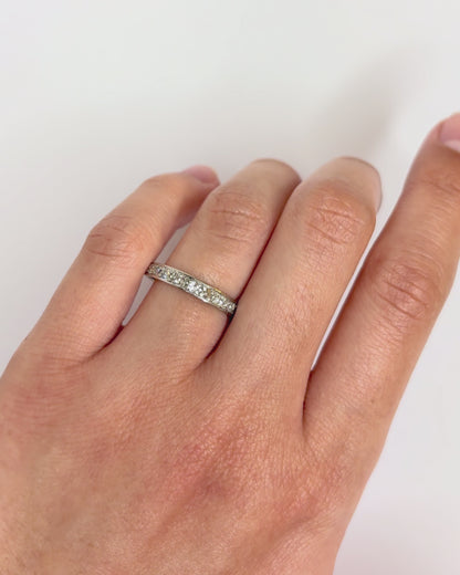 Art Deco Diamond Half-Alliance "Prunelle"