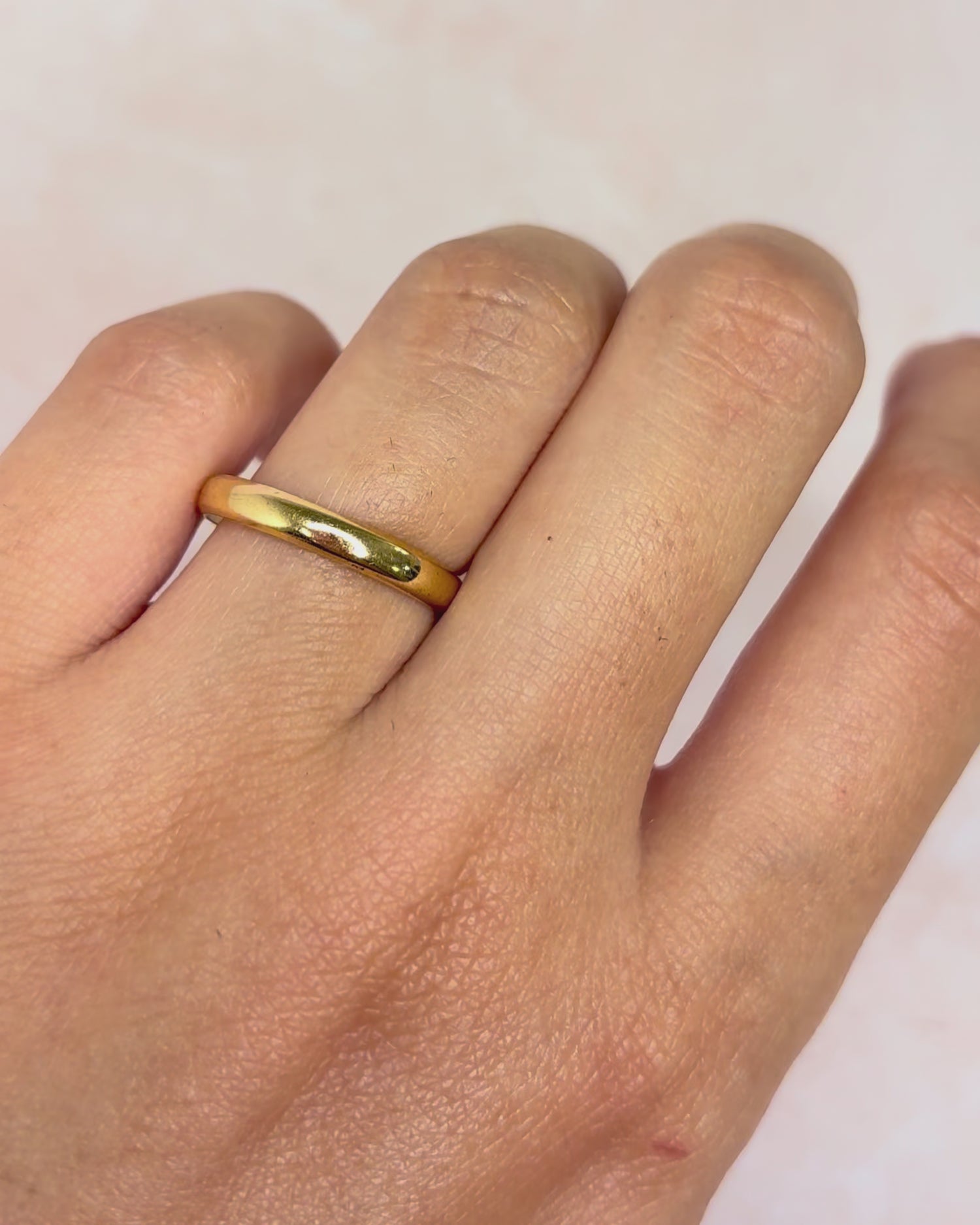 Alliance Or Yellow 18 carats 3 mm "Billy"