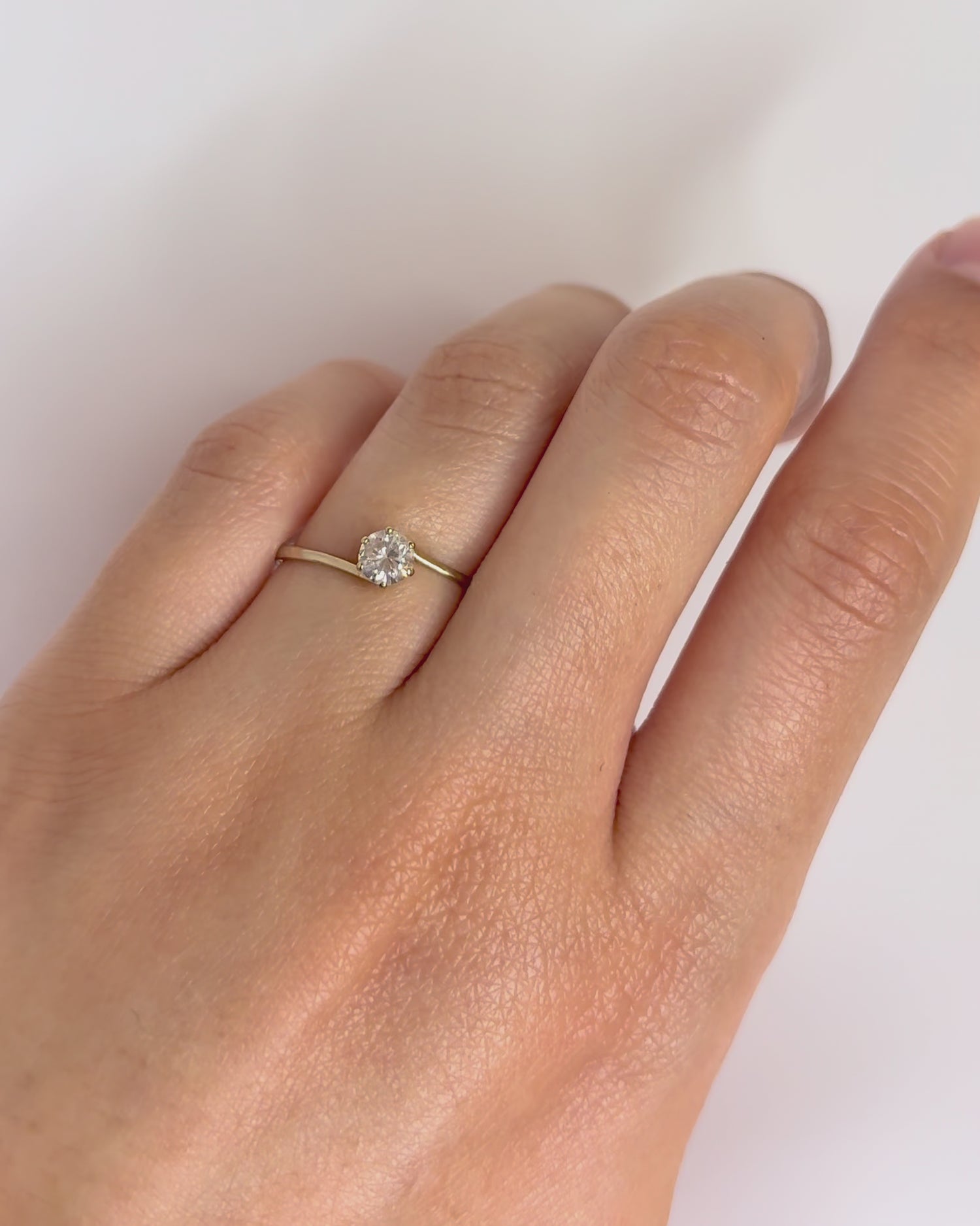 Bague Solitaire Diamant 0.33 carat "Millie"