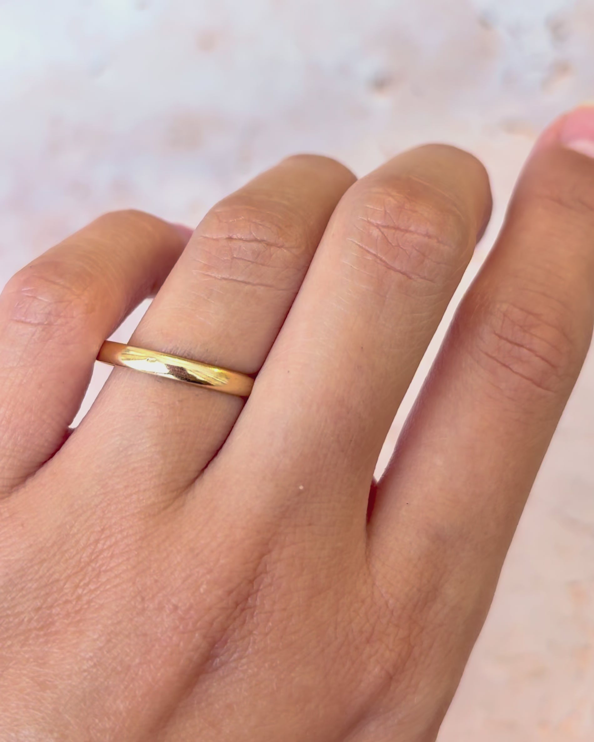 Alliance Or Jaune 18 carats 2.6 mm "Florence"