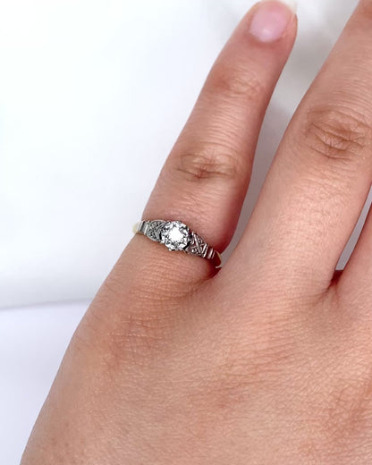 Bague Art-Déco Diamant "Barbara"