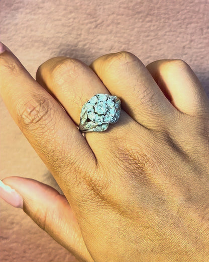 Bague Marguerite Art-Déco Diamants "Christelle"