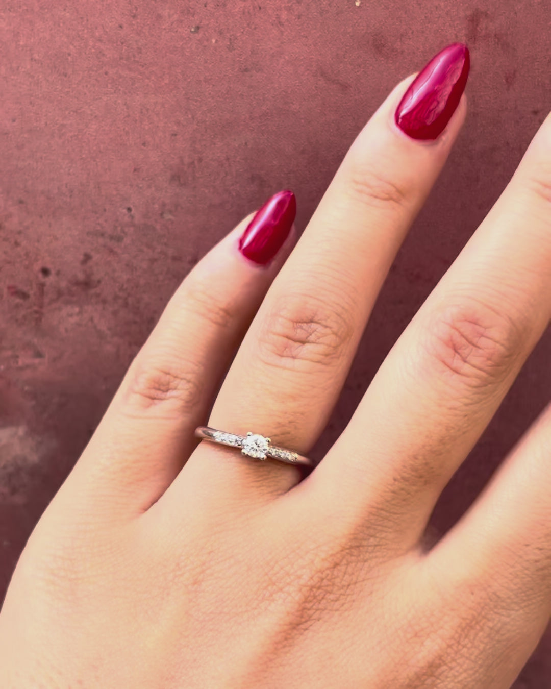 Bague Mauboussin Solitaire Diamants "Tu es le sel de ma vie"