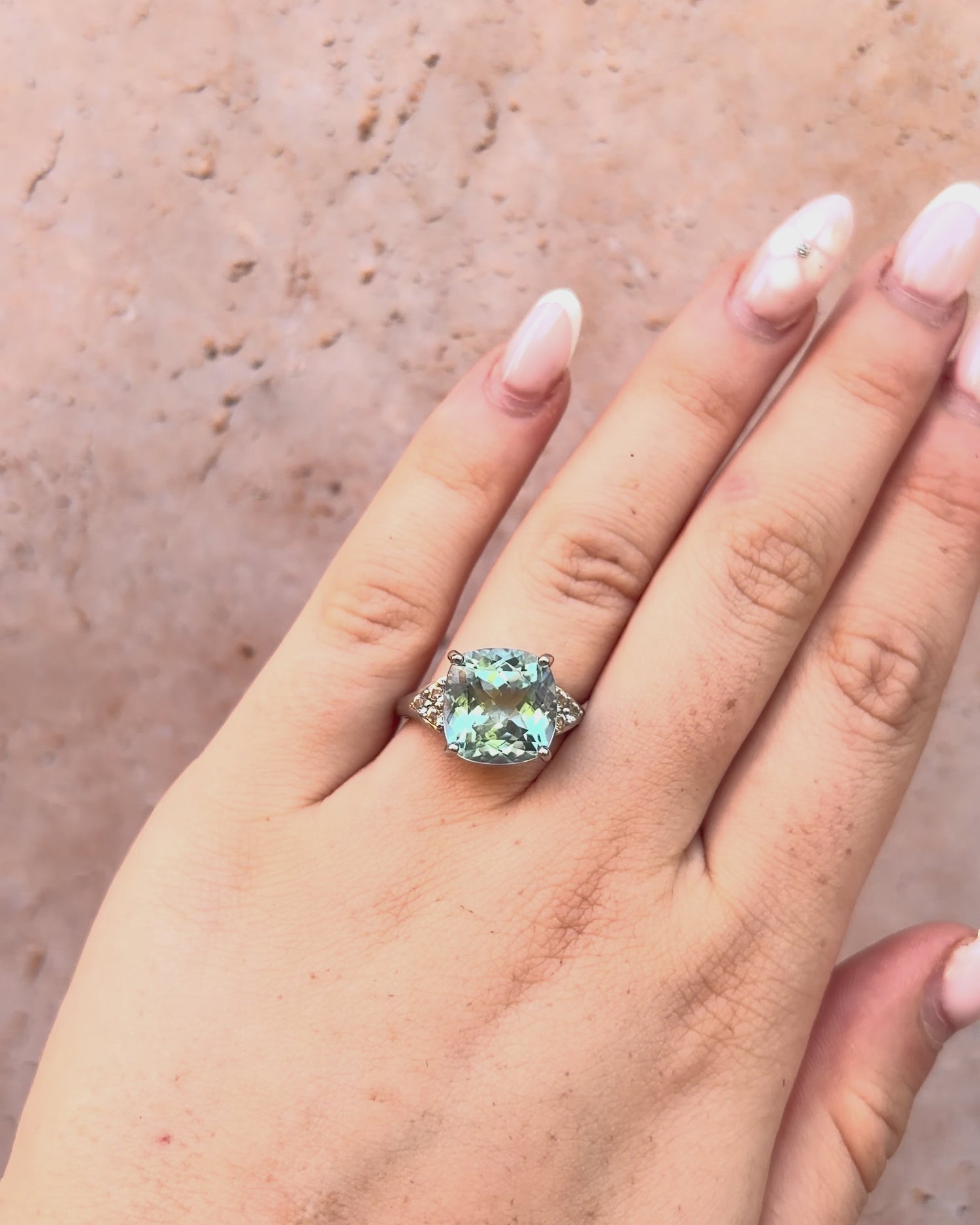 Trilogy Topaz Ring 9.74 Carats "Florence"