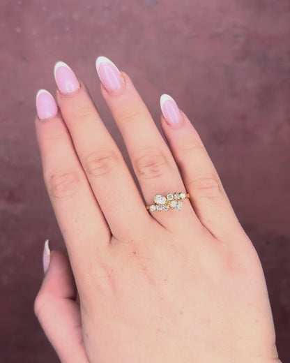 Bague Diamant Diamants taille Poire 0.90 carat "Alice"