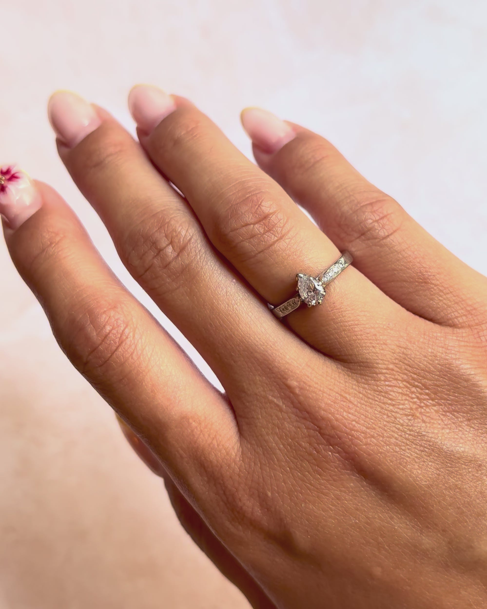 Bague Solitaire Diamants 0.39 carat "Soraya"