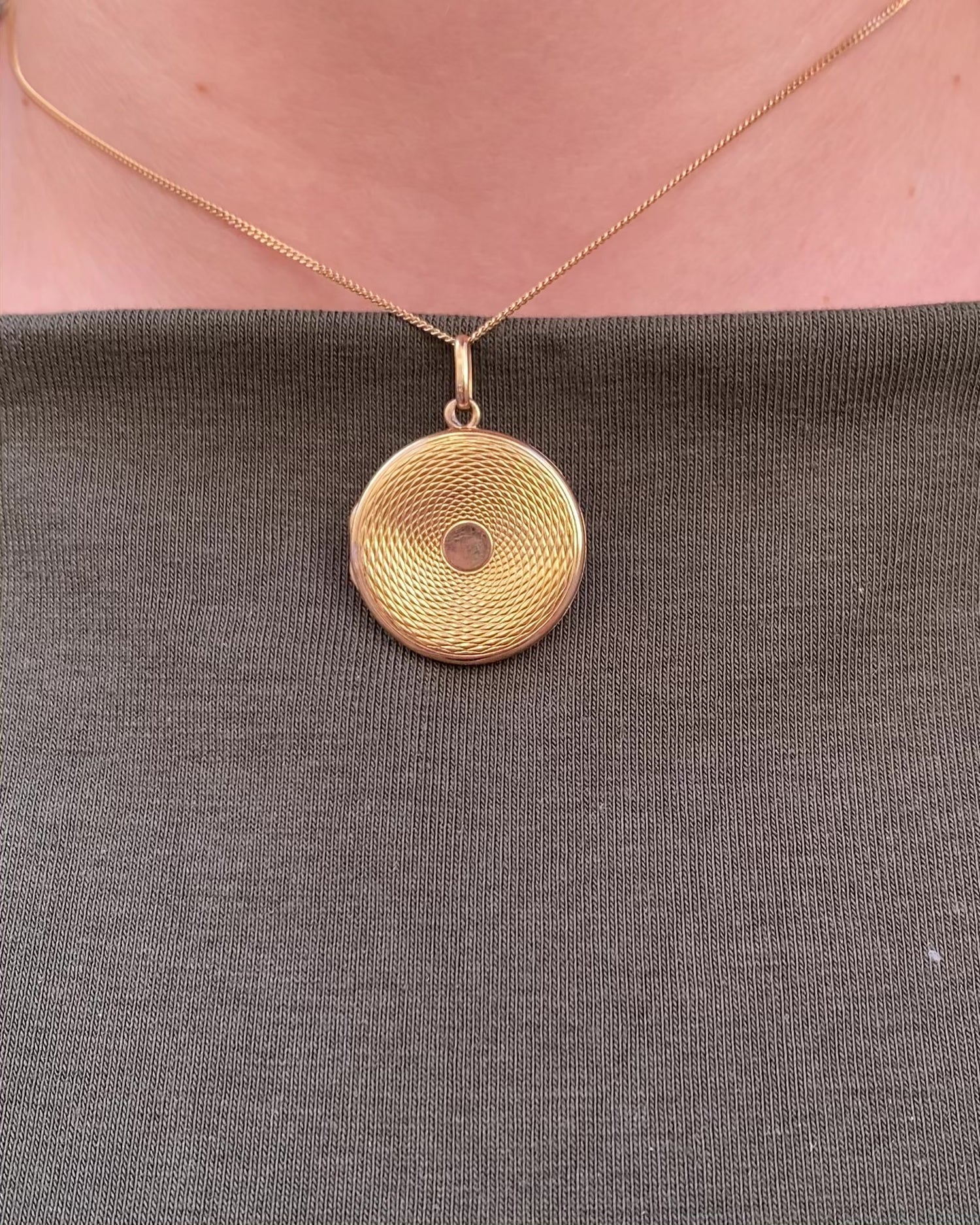 Pendentif Ouvrant Or Jaune &quot;Katherine&quot;