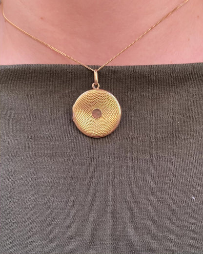 Pendentif Ouvrant Or Jaune &quot;Katherine&quot;