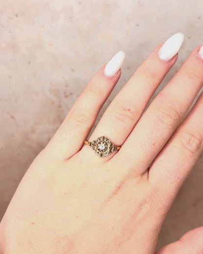 Bague Art-Déco Diamants "Francesca"