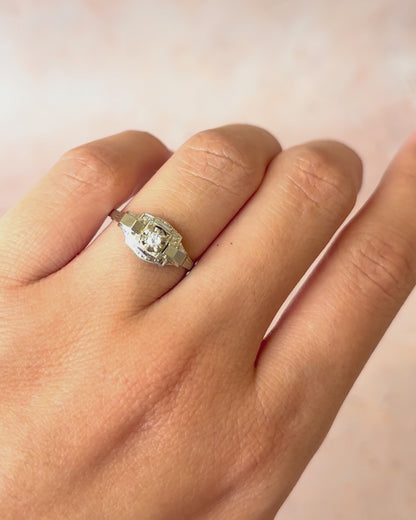 Art Deco Diamond Ring "Jeanne"