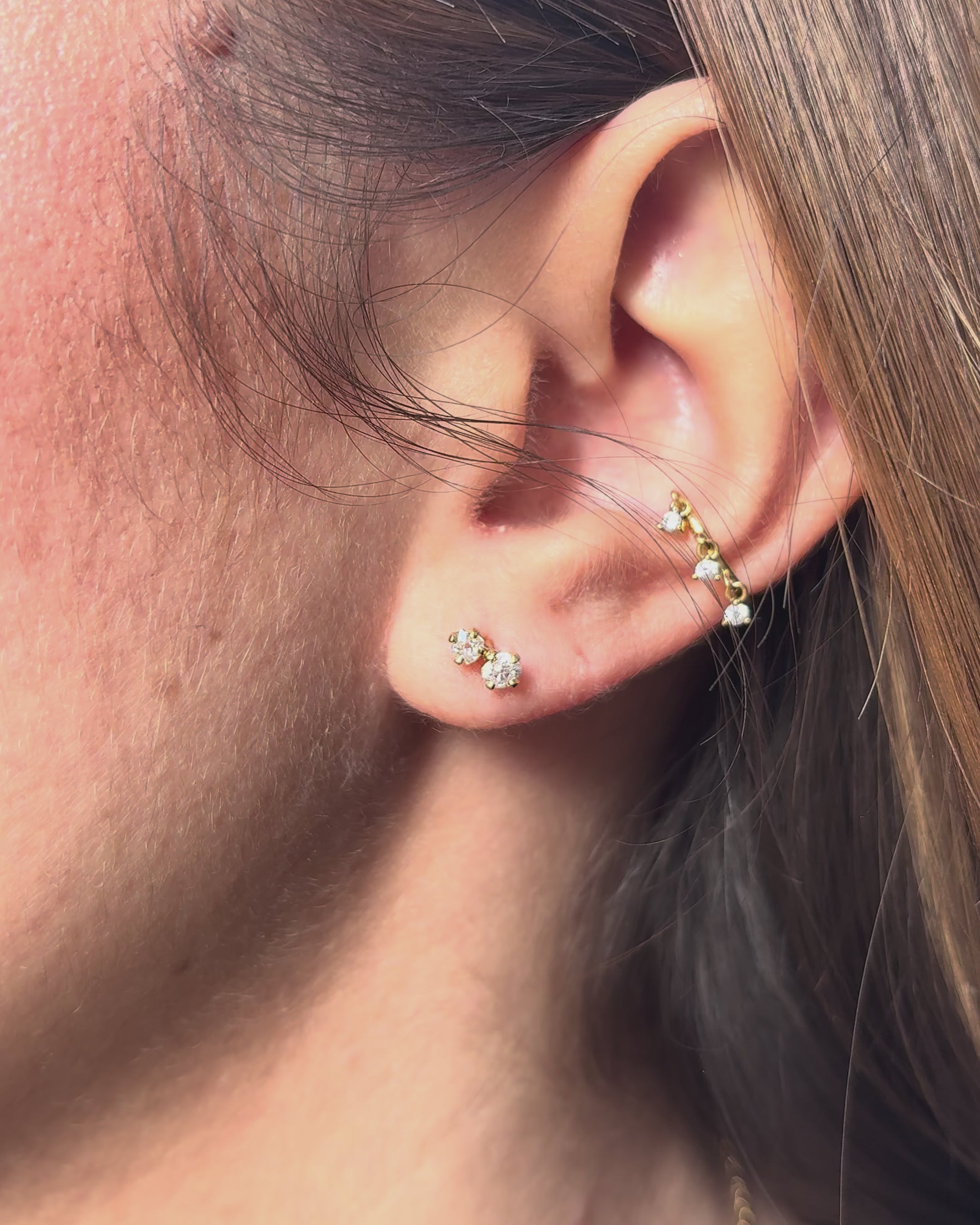 Diamond Stud Earrings "Denise"