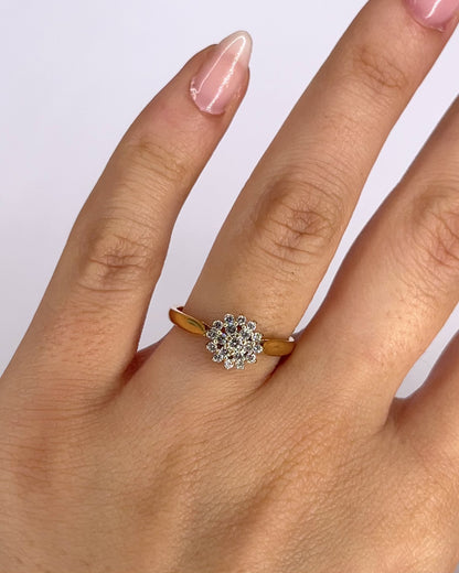 Bague Marguerite Diamants 0.36 carat "Doriane"