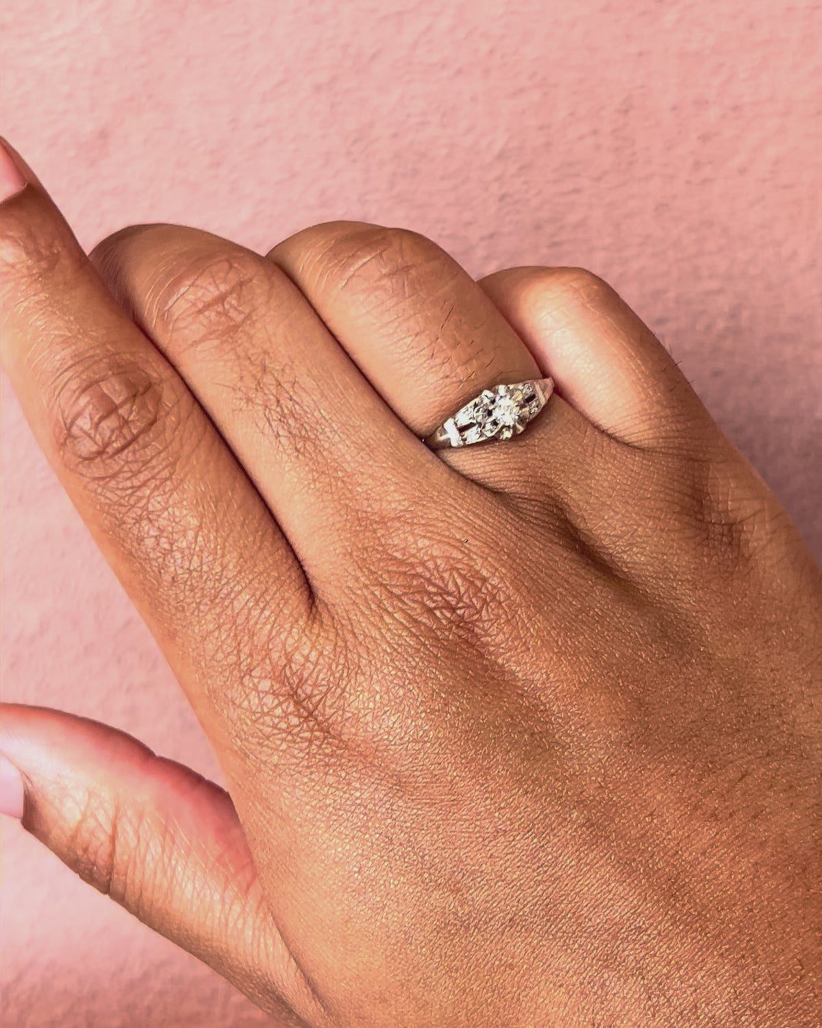 Art Deco Diamond Ring "Cyrielle"