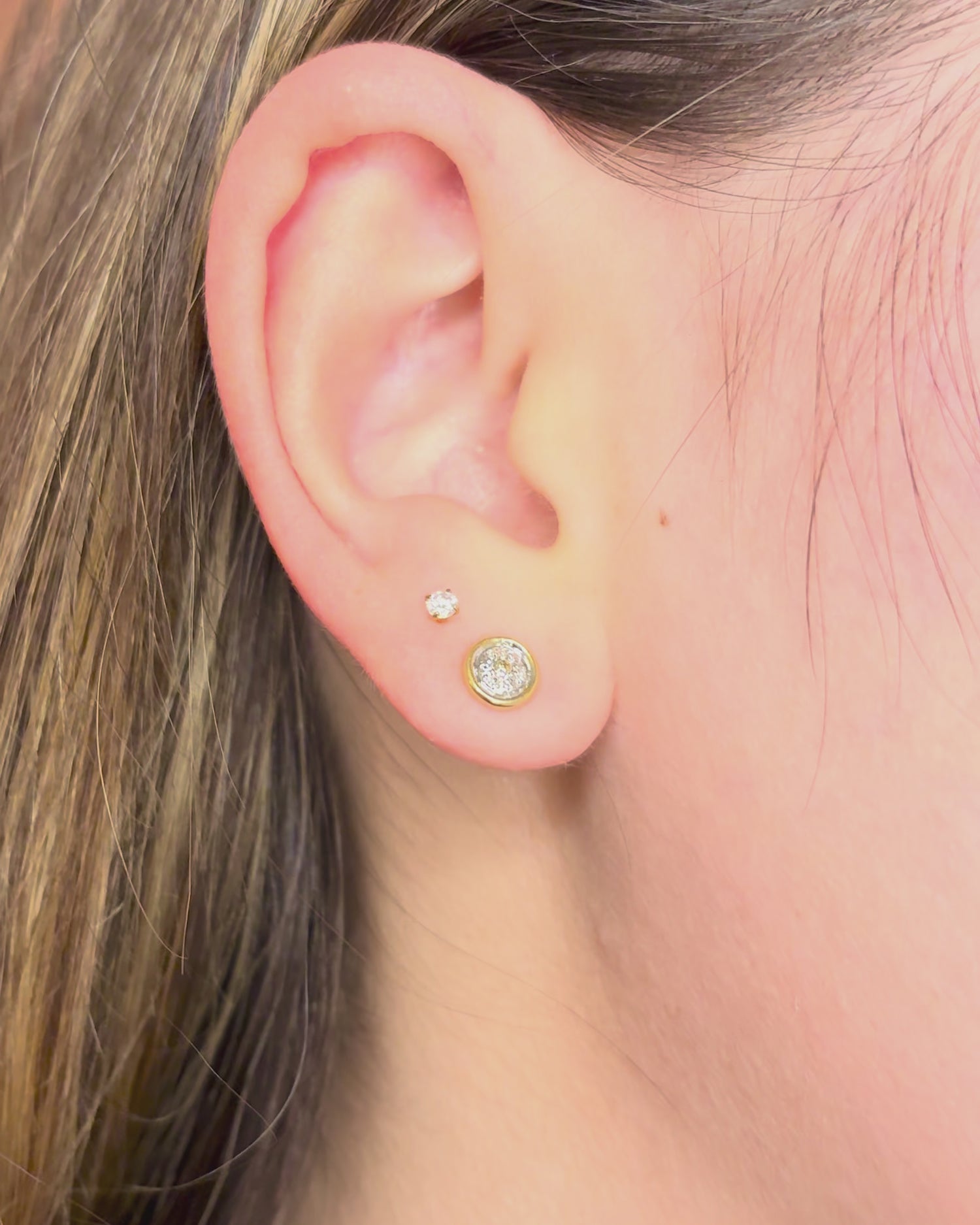 Diamond Stud Earrings "Sandra"