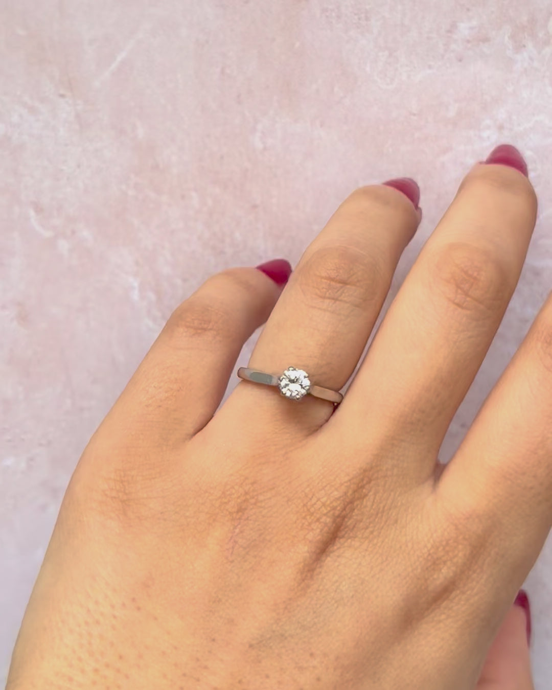 Bague Solitaire Diamant 0.35 carat "Viana"