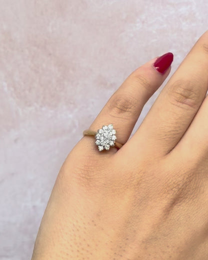 Anillo Marguerite Diamantes 0,62 quilates "Debbie"