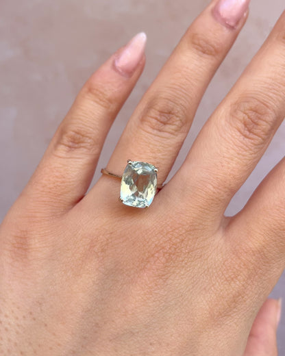 Bague Cocktail Aigue-Marine 3.65 carats "Stephanie"