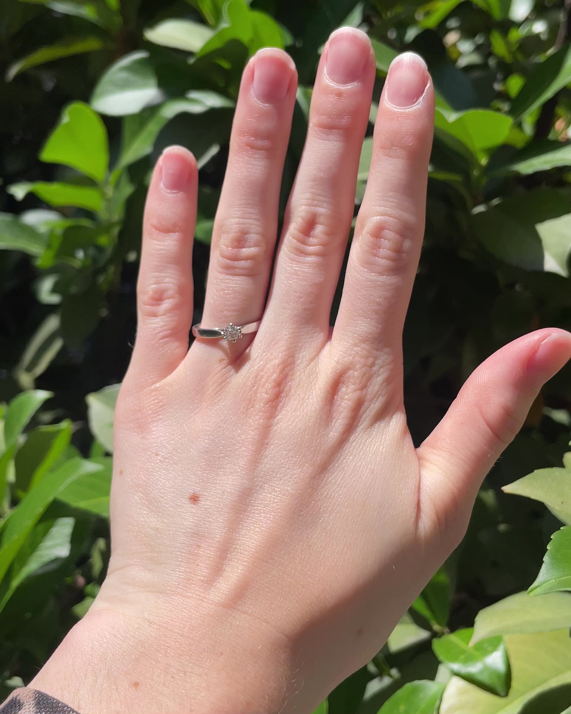 Bague Solitaire Diamant 0.20 carat "Zélie"