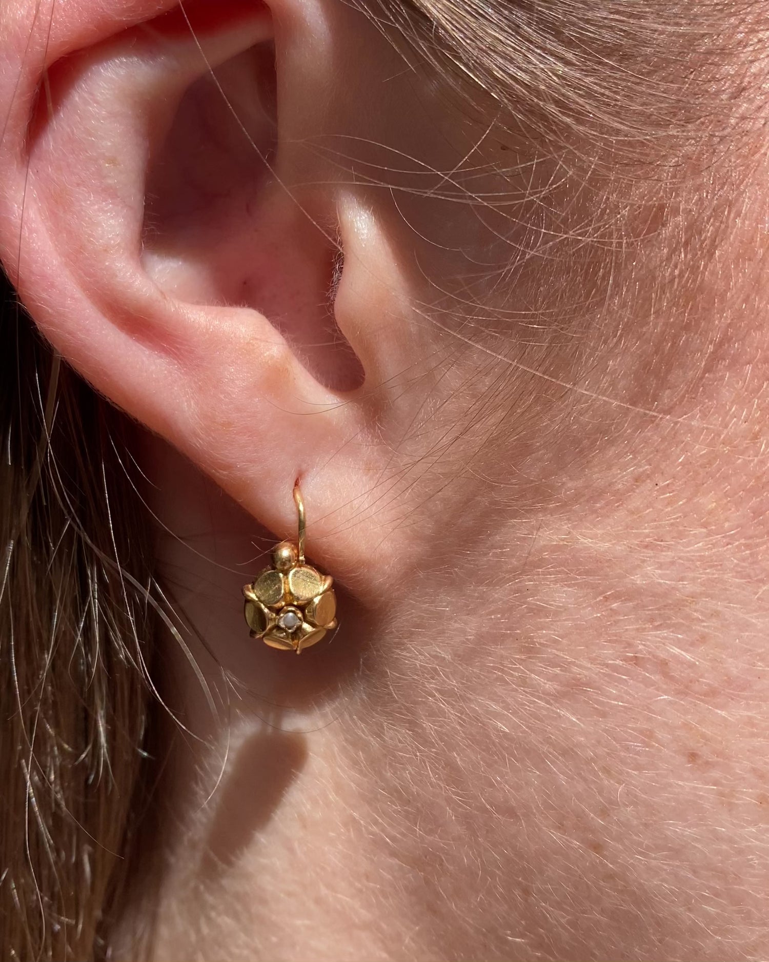 Dormeuses Perles &quot;Chloé&quot;
