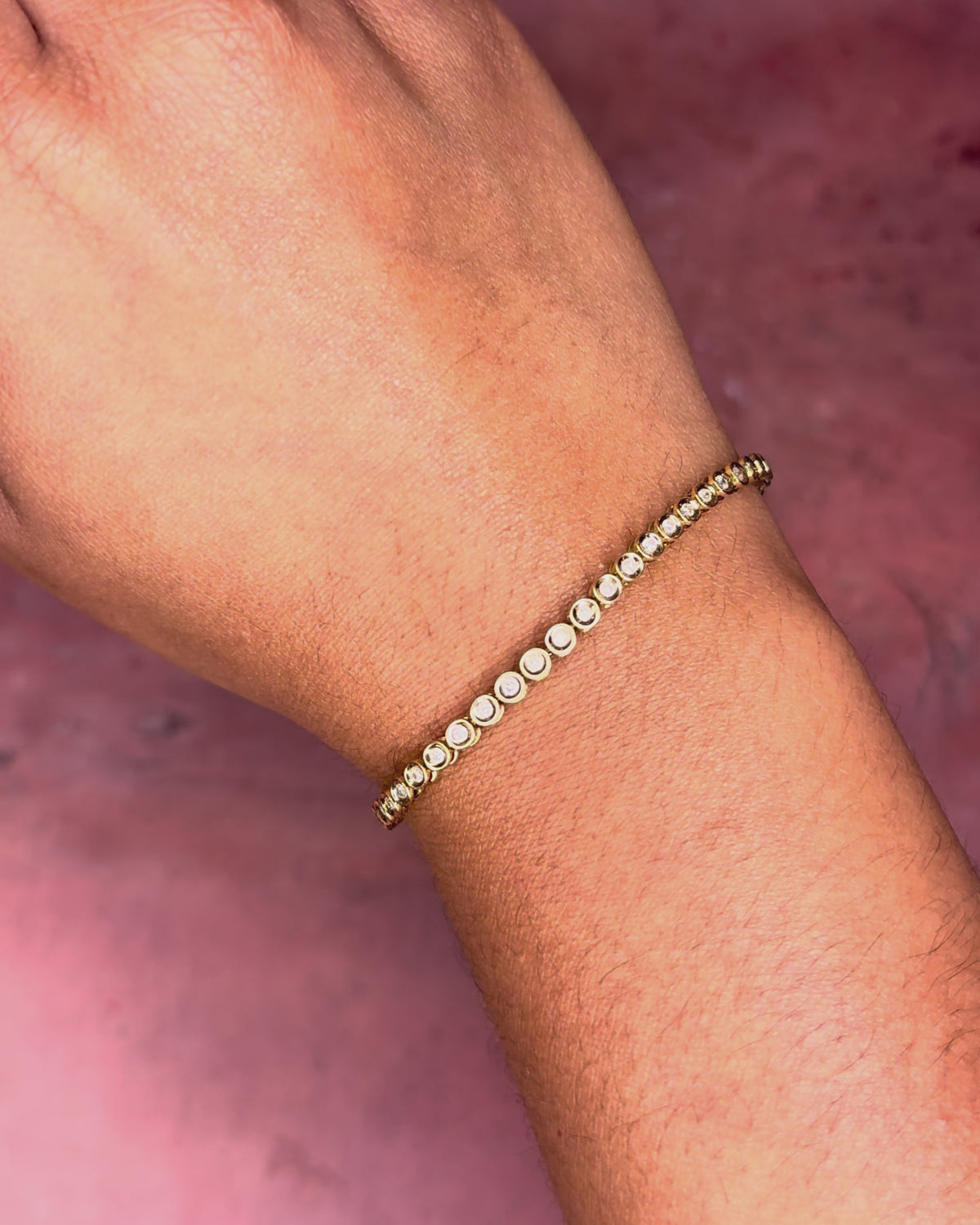 Pulsera rivière de diamantes de 1.83 carat, 9.26g «Cora»