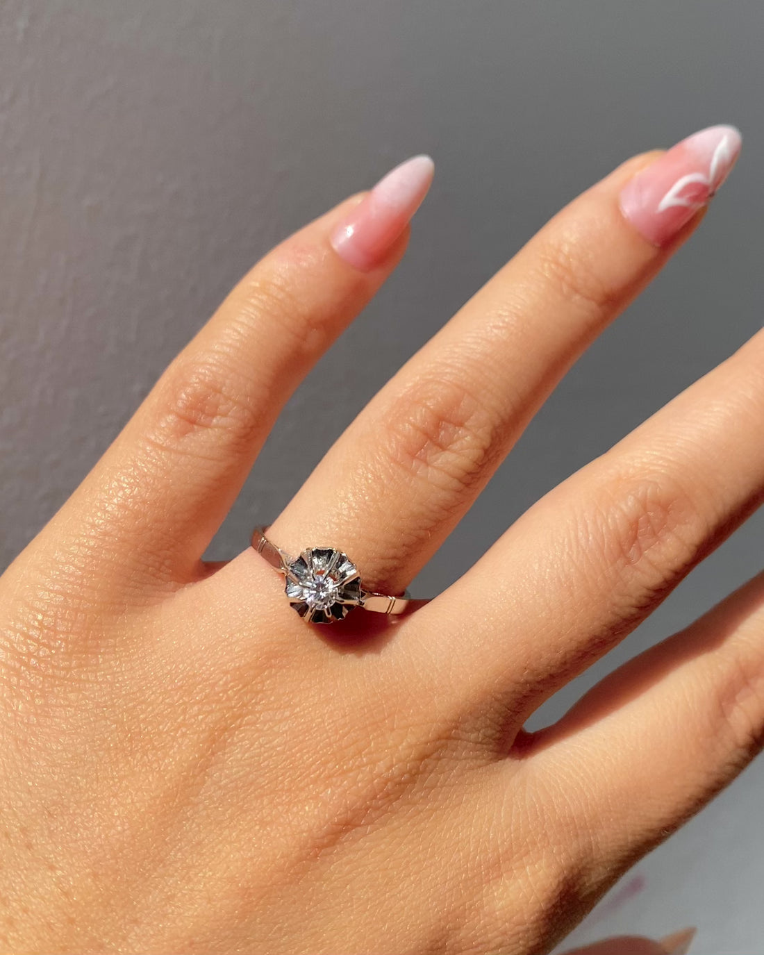 Bague Solitaire Diamant 0.18 carat &quot;Louise&quot;