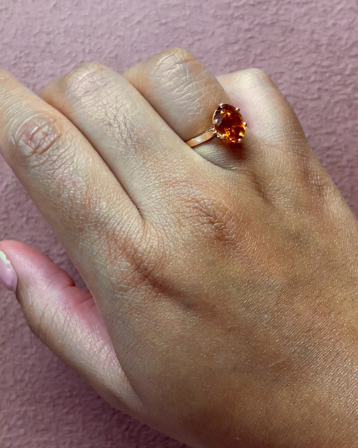 Anillo de cóctel de citrino de 2.35 quilates "Léandre"