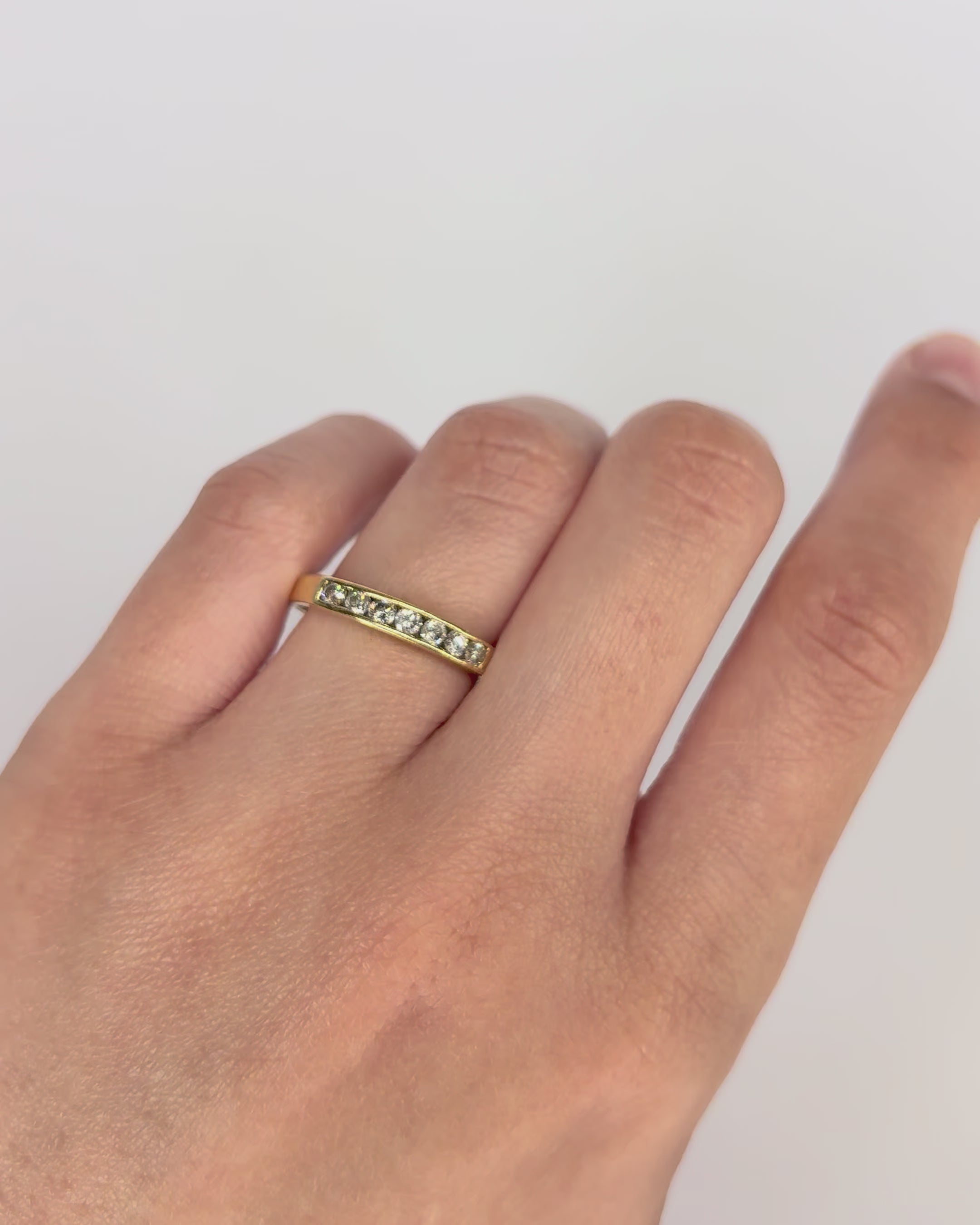 Half Wedding Band Diamonds "Eleonore"